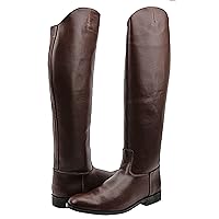 Women Ladies Decent Dress Dressage Boots Pull On Riding English Equestrian Brown