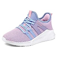 RUNSIDE Boys Girls Tennis Shoes Kids Lightweight Breathable Sneakers Lace-up Running Athletic Shoes for Toddler/Little Kid/Big Kid