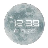 MAG W-794WH Digital LED Clock Luna AC Type White