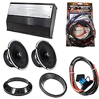 Arc Audio MPAK-13CX Motorcycle Coaxial Speaker Kit - Fits 1999-2013 HD Street Glide and Road Glide Motorcycles
