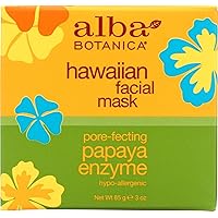 Alba Botanica Hawaiian, Papaya Enzyme Facial Mask, 3 Ounce (Pack of 2)