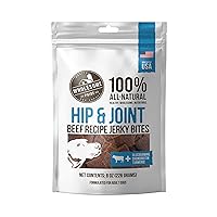 Wholesome Pride Functional Dog Hip & Joint Support Beef Recipe Jerky Bites Dog Treats - 8 oz