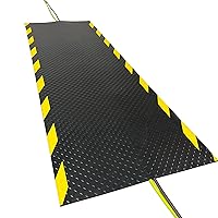 Morland Protect Rubber - 47¼in x 15⅝in - Nitrile Rubber Cord Cover Mat - Outdoor and Indoor use - Overfloor Protector for Cables Cords or Wires - Protect from Trips and Falls Repositionable