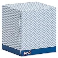 Genuine Joe GJO26085 Cube Box Facial Tissue, 2-Ply, 85 per Box, White (Pack of 36)