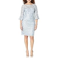 Adrianna Papell Women's Sequin Guipure Lace Sheath