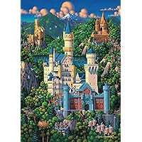 Dowdle - Neuschwanstein Castle - 300 Large Piece Jigsaw Puzzle for Adults Challenging Puzzle Perfect for Game Nights - Finished Size 21.25 x 15.00
