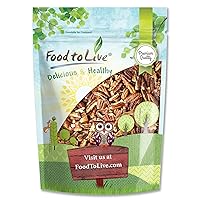 Food to Live Pecan Pieces, 2 Pounds – Chopped Raw Pecan Nuts, Unsalted, Unroasted, Shelled, Kosher, Vegan, Sirtfood, Bulk. Good Source of Iron, and Calcium. for Baking, Homemade Desserts, & Salads.