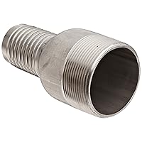 Dixon RST2025 Stainless Steel 316 Hose Fitting, Jump Size King Combination Nipple, 2