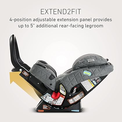 Graco® Premier 4Ever® DLX Extend2Fit® SnugLock® 4-in-1 Car Seat Featuring Anti-Rebound Bar, Midtown
