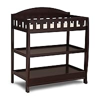 Infant Changing Table with Pad, Dark Chocolate