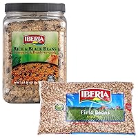 Iberia Pinto Beans 4 lb. + Iberia Rice & Black Beans, 3.4 Lb