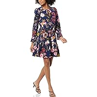 Eliza J Women's Fit & Flare Casual Soft Short Dress