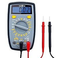 500 Volt Multimeter - Amp & Diode Voltage, Resistance & Continuity Digital Multimeter - Voltage Tester AC & DC - Continuity Tester & Voltage Meter - Multimetro - DM500