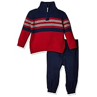 Nautica Baby Boys 2-Piece Pullover Sweater and Pants Set