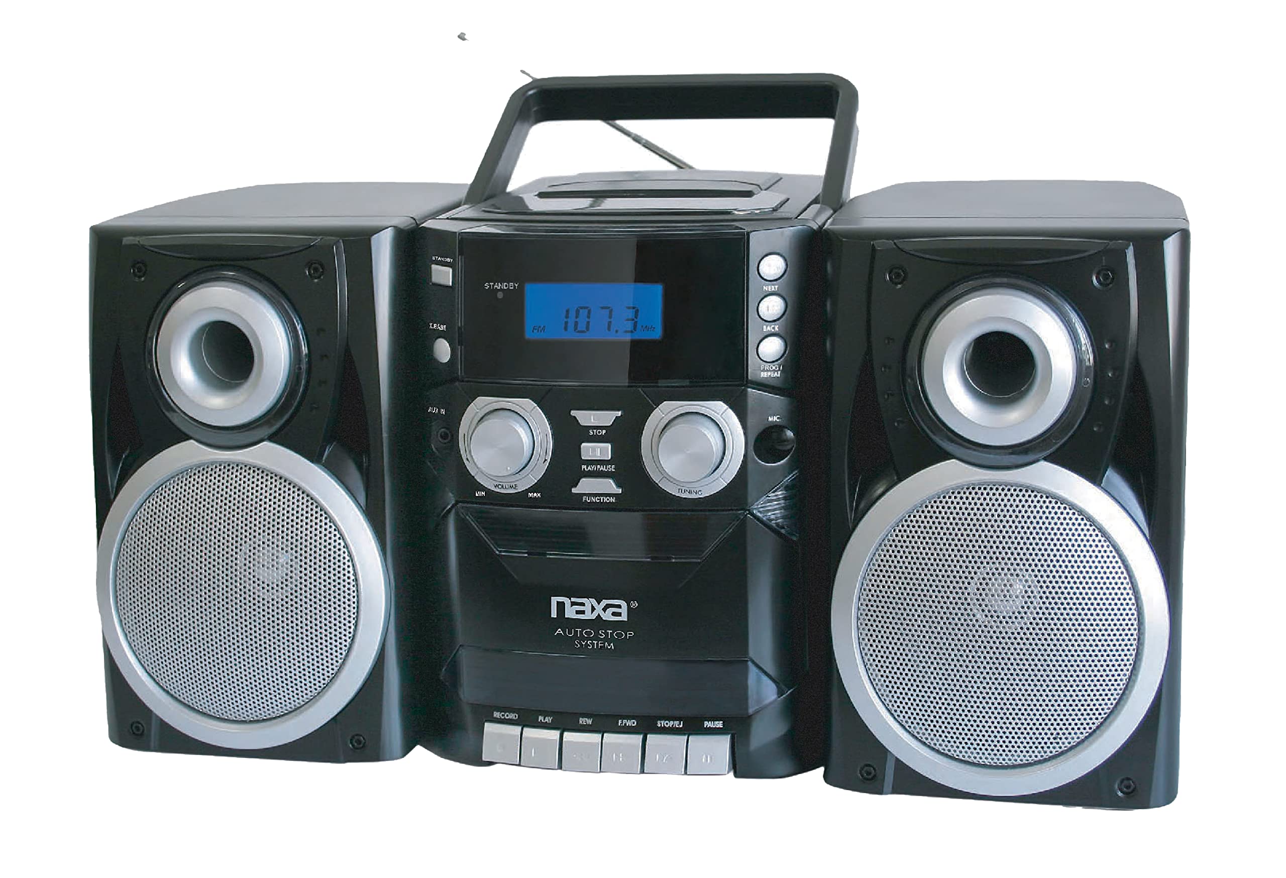 Mua NAXA Electronics NPB-426 Portable CD Player with AM/FM Stereo Radio, Cassette  Player/Recorder and Twin Detachable Speakers trên Amazon Mỹ chính hãng 2023  | Fado