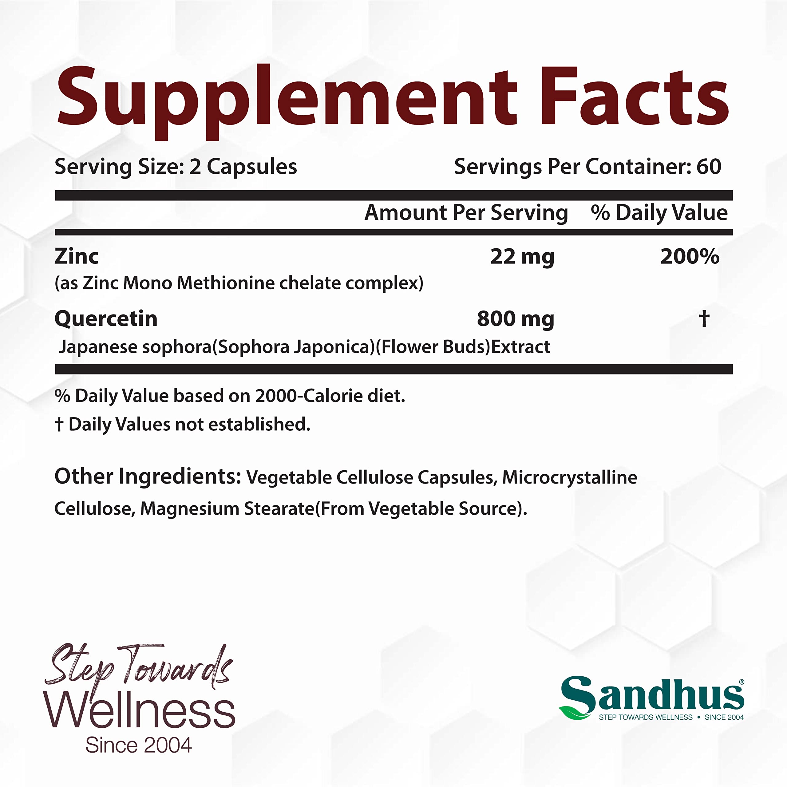 Sandhu's Zinc Quercetin Capsules & Pure Bovine Colostrum Powder Supplement for Humans| Immune, Gut and Muscle Health Support| Non-GMO | Made in USA