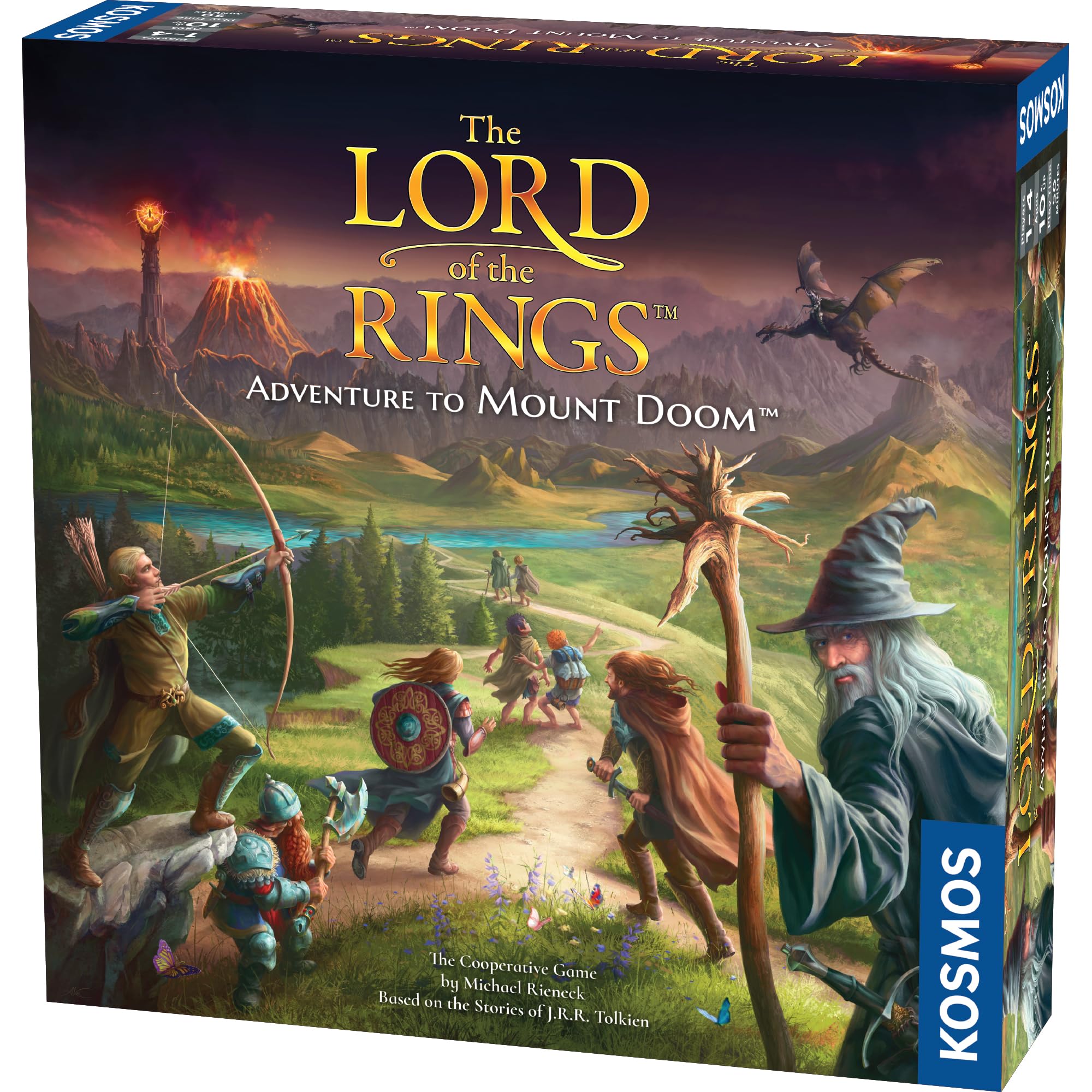 The Lord of The Rings: Adventure to Mount Doom | Family Game | Cooperative Game | Strategy Game