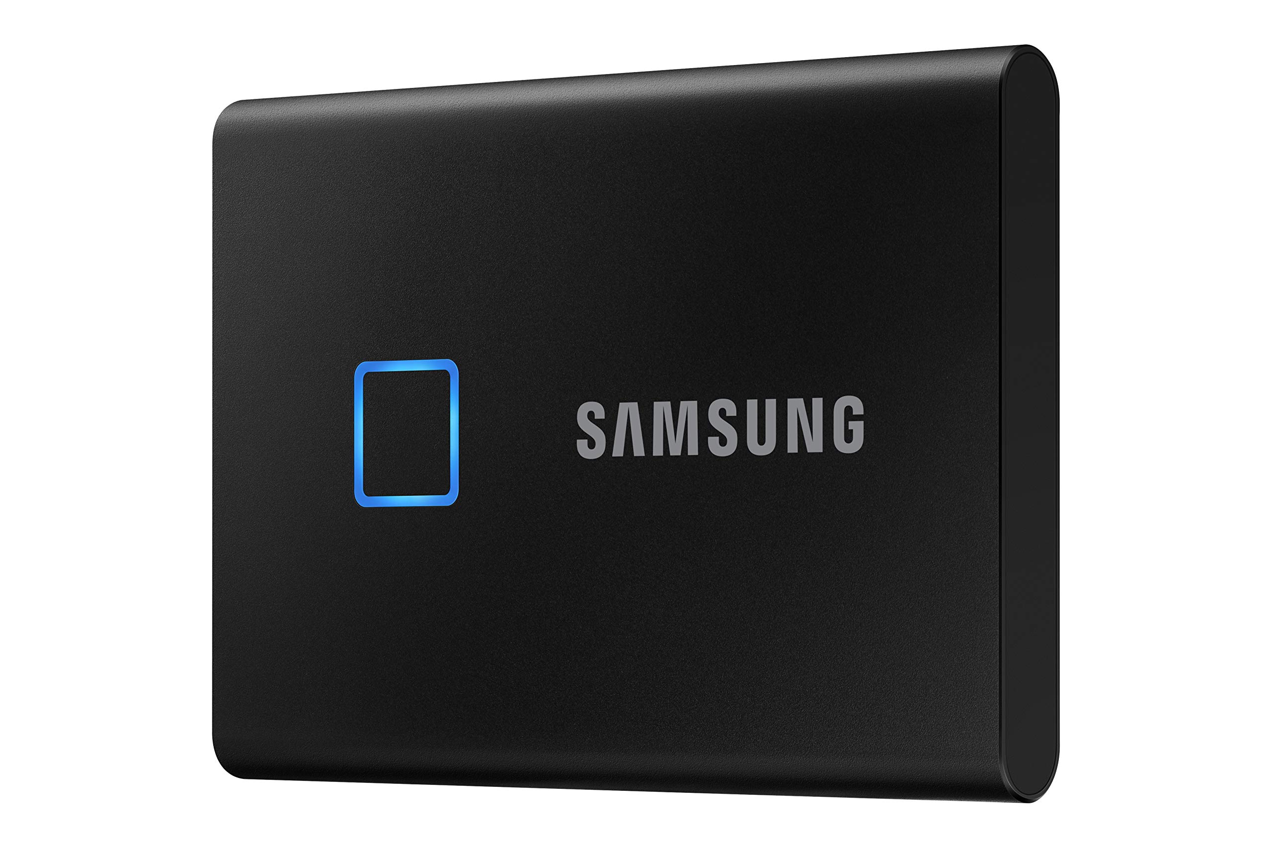 SAMSUNG T7 Touch Portable SSD 2TB + 2mo Adobe CC Photography ,up to 1050MB/s, USB 3.2 External Solid State Drive, Black (MU-PC2T0K/WW)