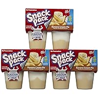 Hunt's Snack Pack Banana Cream Pie Pudding, 4 ct, 3 pk