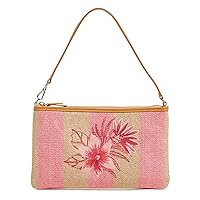 Verabradley Womens Straw Convertible Wristlet With Rfid Protection