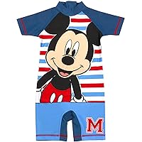 Disney Mickey Mouse Swimsuit Boys | Childrens Sunsafe Swim Costume