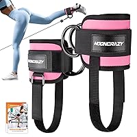Ankle Strap for Cable Machine Women, Adjustable Gym Cable Ankle Straps for Kickbacks, Glute Workouts, Leg Extensions, Curls, Booty Hip Abductors, Ankle Cuff for Cable Machine Accessories
