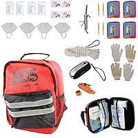 4 Person 72 Hour Emergency Kit, First Aid Kit Bug Out Survival Gear Emergency Survival Kit Earthquake Survival Kit
