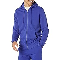 Men's Lightweight Long-Sleeve French Terry Full-Zip Hooded Sweatshirt (Available in Big & Tall)
