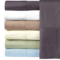 Royal Hotel Bedding Silky Soft, Viscose from Bamboo, and Cotton Blend Sheet Set, 100% Luxury Blend, 60% Viscose Made from Bamboo and 40% Cotton Bed Sheets, King Size, White