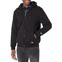 Timberland PRO Men's Honcho Sport Double Duty Full-Zip Hooded Sweatshirt, Black/Vapor, 2X Large