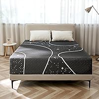 Sweetnight Queen Mattress, 14 Inch Gel Memory Foam Mattress for Cooler Sleep, Plush Queen Size Mattress in a Box for Pressure Relief & Motion Isolation, Starry Night