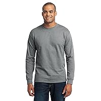 Port & Company Men's Long Sleeve 50/50 Cotton/Poly T Shirt