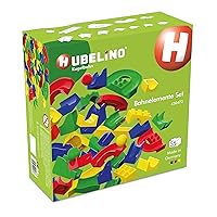 Hubelino 55 Piece Run Elements - The Original Marble Run Expansion Set - Made in Germany