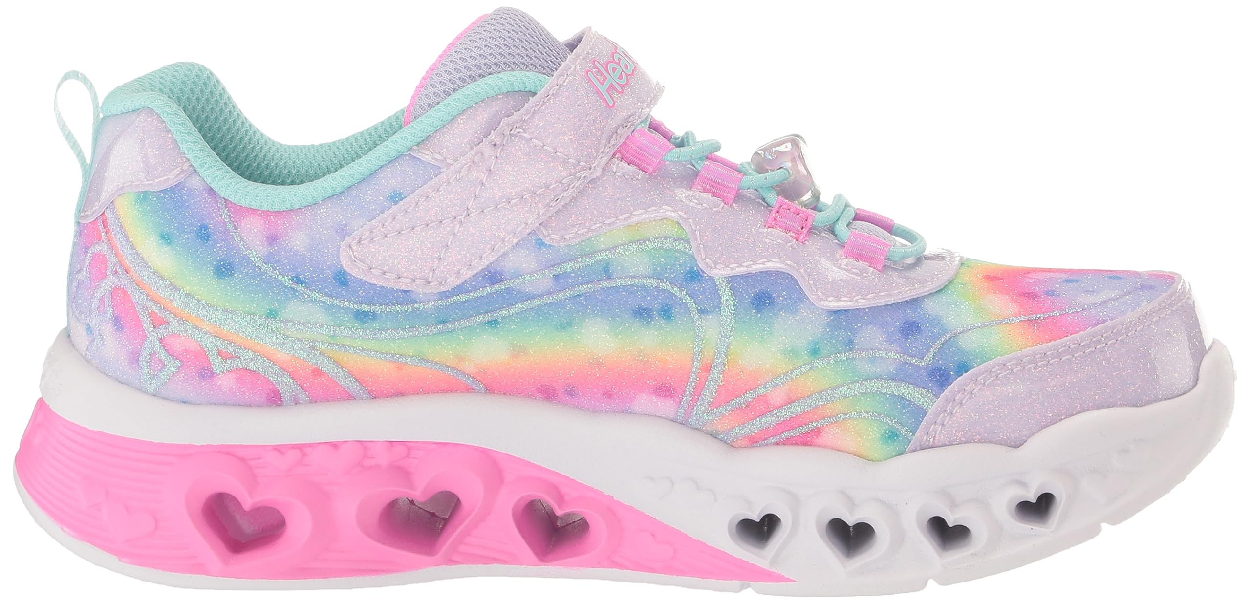 Skechers Unisex-Child Flutter Heart Lights-Groovy Sneaker