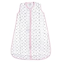 Luvable Friends Unisex Baby Sleeveless Muslin Cotton Sleeping Bag, Sack, Blanket, Girl Arrows Muslin, 18-24 Months