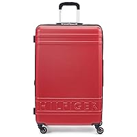 Tommy Hilfiger Lexington Upight Hard Suitcase, Red, 28