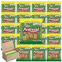 Crackers individual Bags | Animal Crackers | Variety Crackers Snack Bulk Packs - Honey Maid - Cheeze it - Goldfish - Graham Cracker | Stauffers Original Whole Grain | Shortbread Cookies | 1 Oz. Pack of 20 | Every Order is Elegantly Packaged in a Signature BETRULIGHT Branded Box!