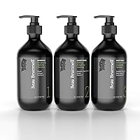 Beau Brummell for Men | Shower Essentials Bundle | Shampoo + Conditioner + Body Wash 16.9 OZ Bottles