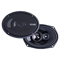 Memphis Audio PRX6903 Power Reference Series 6x9 3-Way Coaxial Speakers with Swivel Tweeters - Pair