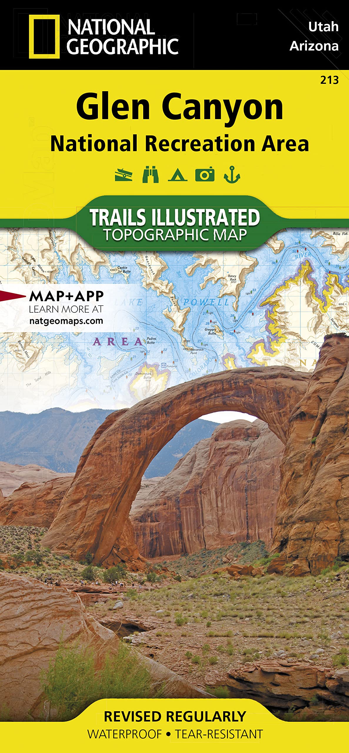 Glen Canyon National Recreation Area (National Geographic Trails Illustrated Map)