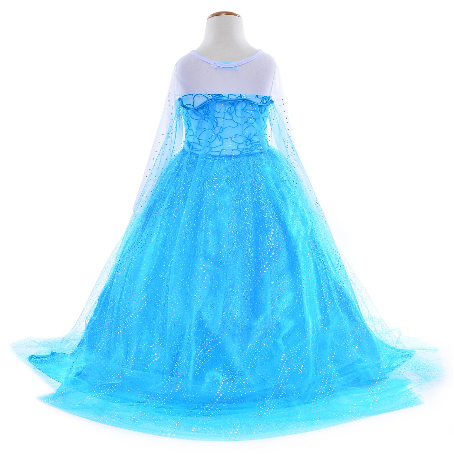 Party Chili Princess Costumes Birthday Party Dress Up For Little Girls with Accessories
