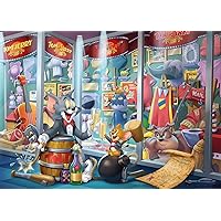 Ravensburger Tom & Jerry: Hall of Fame 1000 Piece Jigsaw Puzzle for Adults - 16925 - Every Piece is Unique, Softclick Technology Means Pieces Fit Together Perfectly