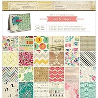 American Crafts Crate Paper 180 Sheet Best of Crate Paper Pad