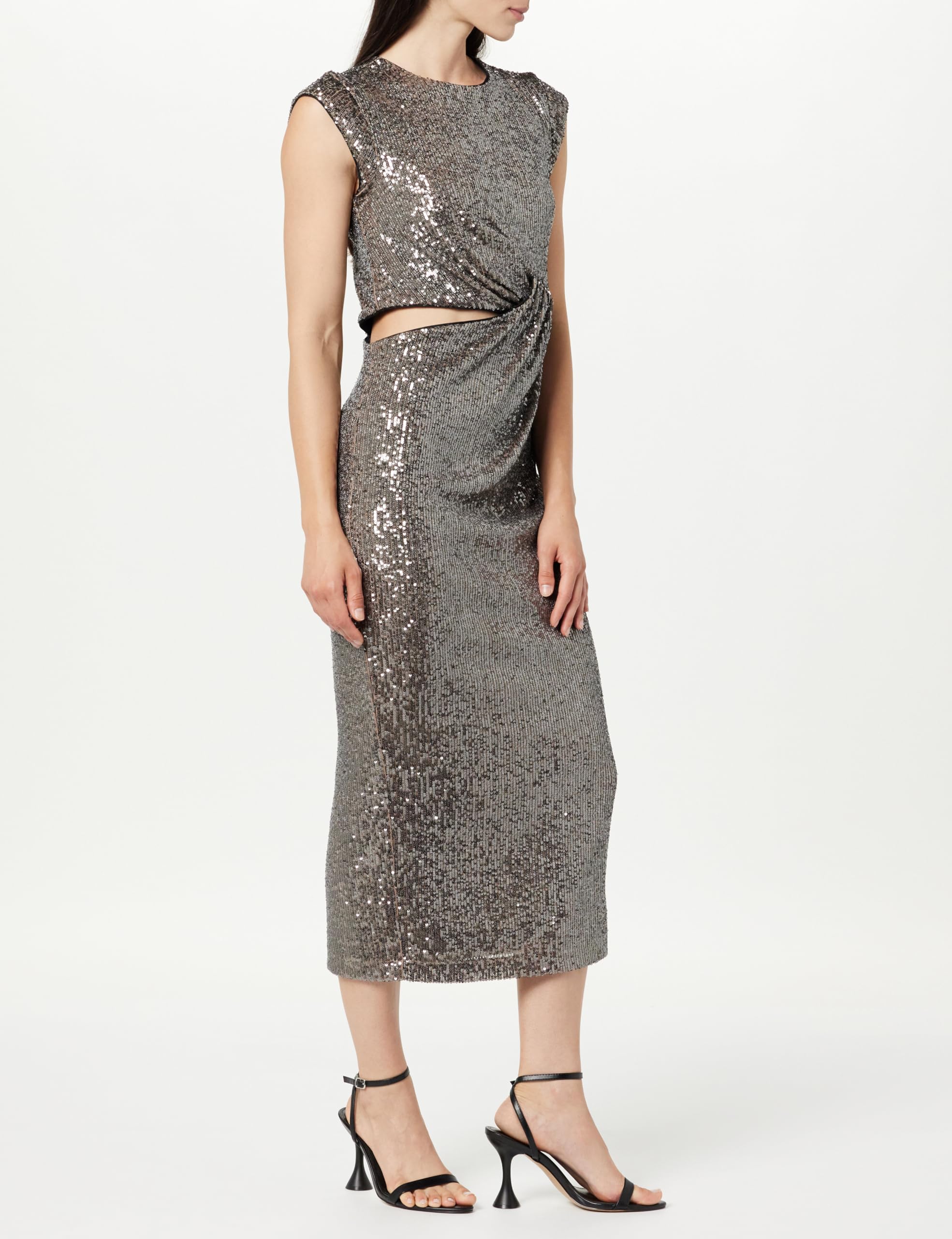The Drop Women's Padma Cutout Sequin Midi Dress