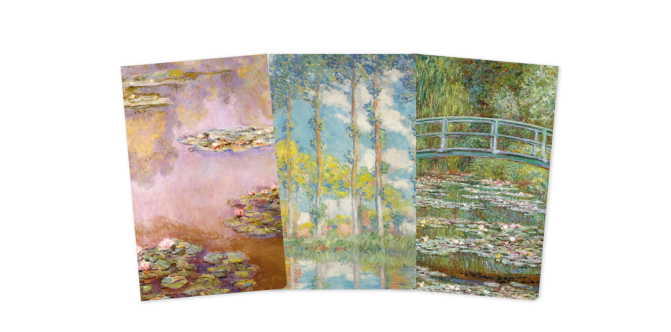 Claude Monet Set of 3 Mini Notebooks (Mini Notebook Collections)