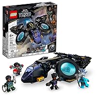 Marvel Shuri's Sunbird, Black Panther Aircraft Buildable Toy Vehicle for Kids, 76211 Wakanda Forever Set, Avengers Superheroes Gift Idea