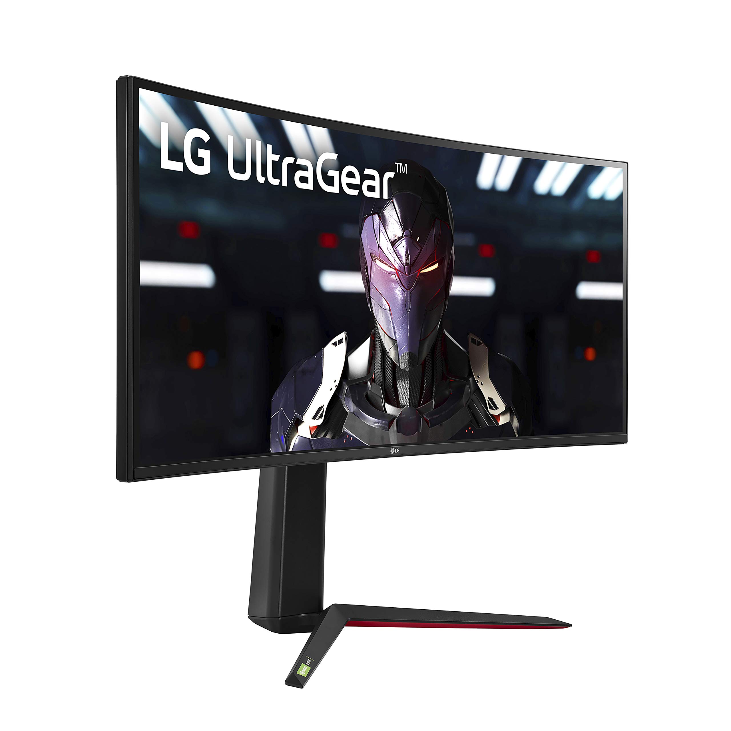 LG UltraGear QHD 34-Inch Curved Gaming Monitor 34GP83A-B, Nano IPS 1ms (GtG) with VESA DisplayHDR 400, NVIDIA G-SYNC, and AMD FreeSync Premium, 144Hz, Black