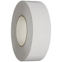 1086187 398 Polyethylene Coated Cloth Professional Grade Duct Tape, 55m Length x 72mm Width, White