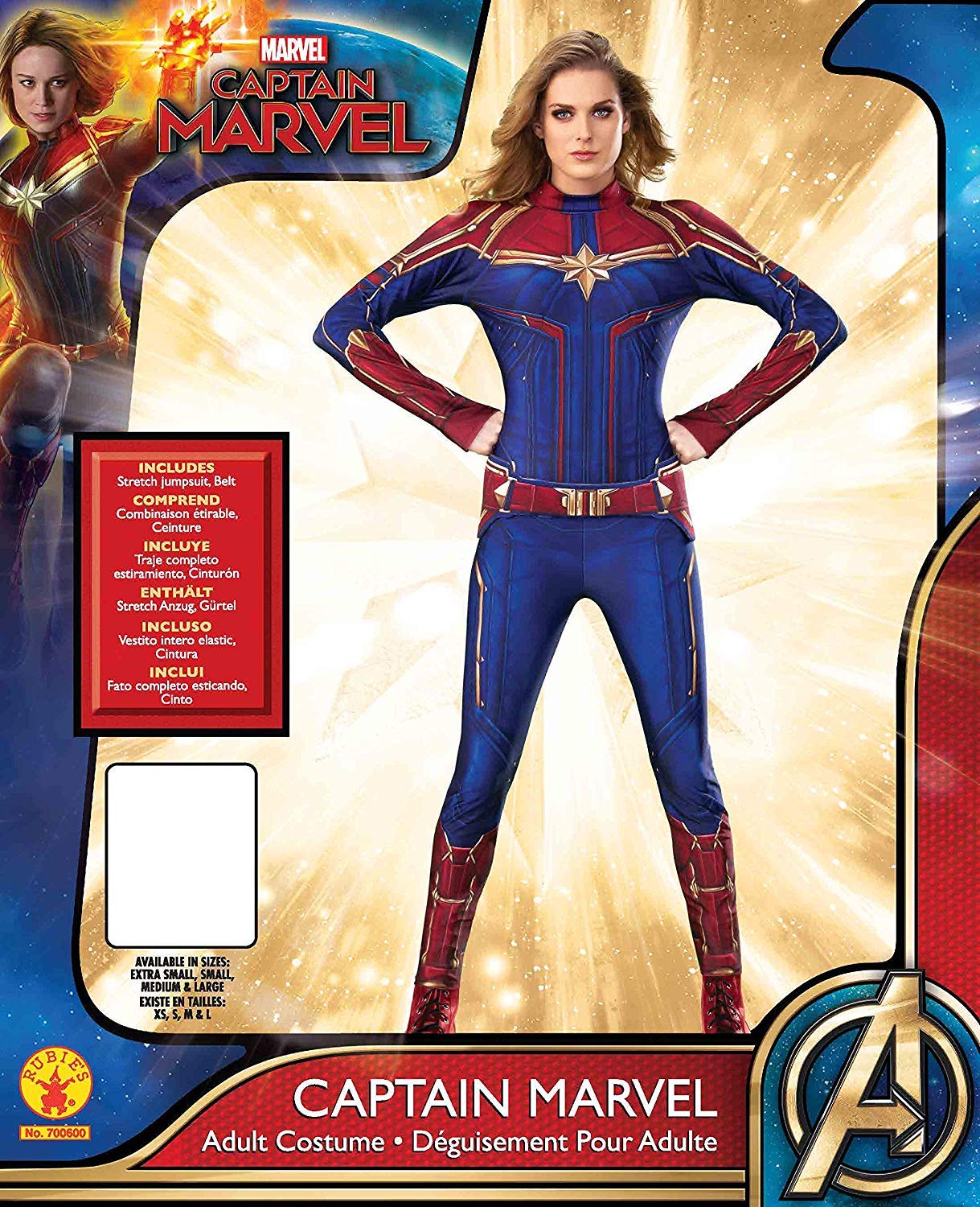 Mua Rubie's Women's Captain Marvel Hero Suit trên Amazon Mỹ chính hãng 2023  | Giaonhan247