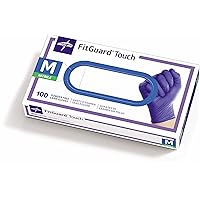 FitGuard Touch Nitrile Exam Gloves, Powder-Free, 9.5